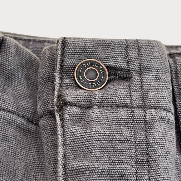 Duluth Trading 16L VintageFlex Fire Hose Pants | Hi-Rise Straight Washed Black - Picture 10 of 11